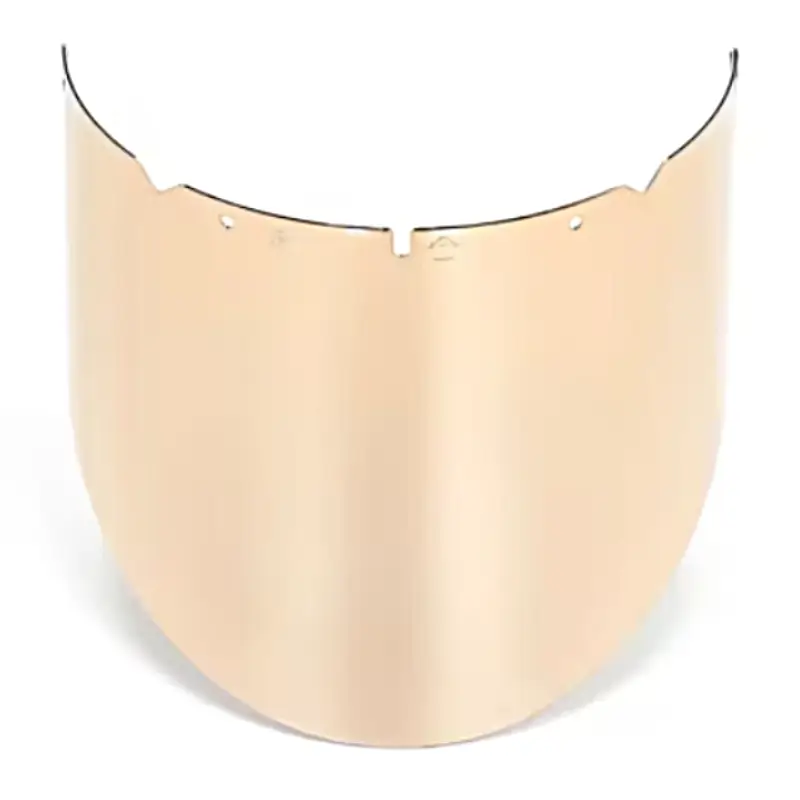 V-Gard sisak arcvédő,formázott, PC, víztiszta, fényvisszaverő bevonat, 241*450*1,8 mm